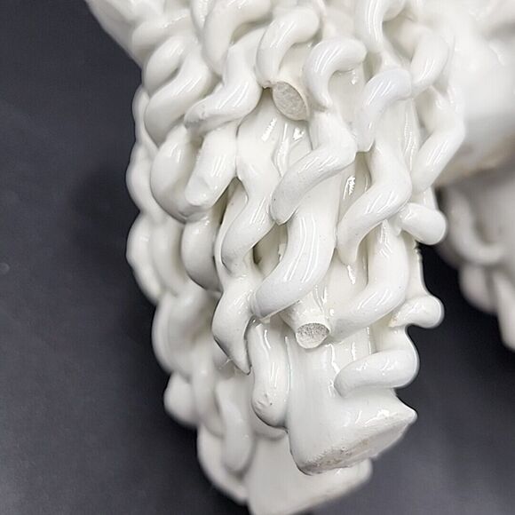 VTG Spaghetti Art French Male Poodle Dog Ceramic MCM Italy Anthropomorphic - Picture 7 of 12